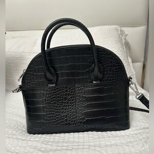 ZARA FAUX CROCODILE BAG